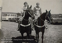 Trick Riders Joy & Jerri Duce