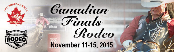 Canadian Finals Rodeo - November 11-15, 2015 Edmonton Northlands