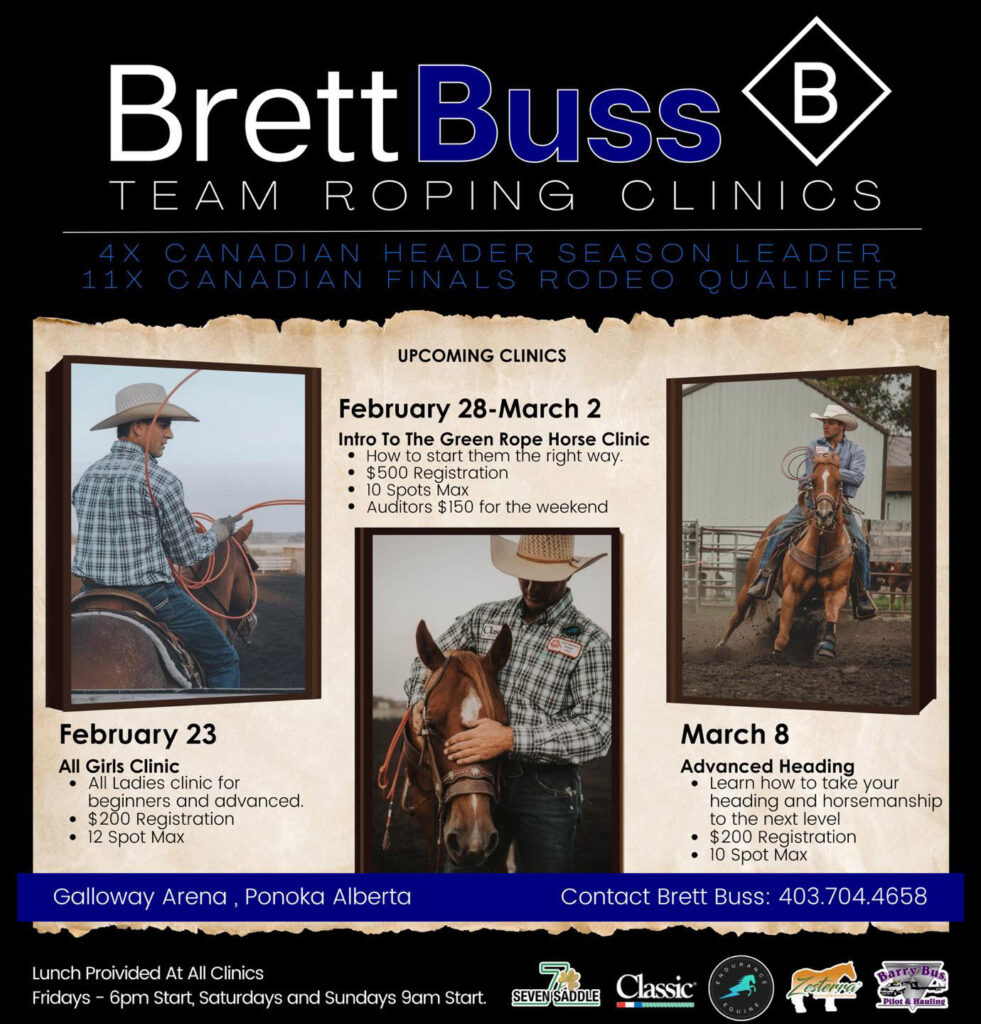 Brett Buss Team Roping Clinics