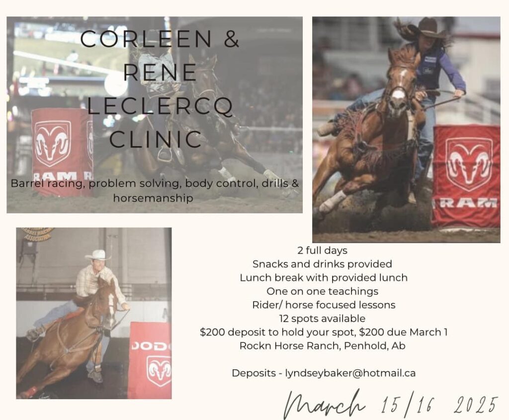 Corleen & Rene Leclercq Barrel Clinic