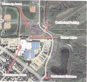 Leduc Rodeo Grounds Map