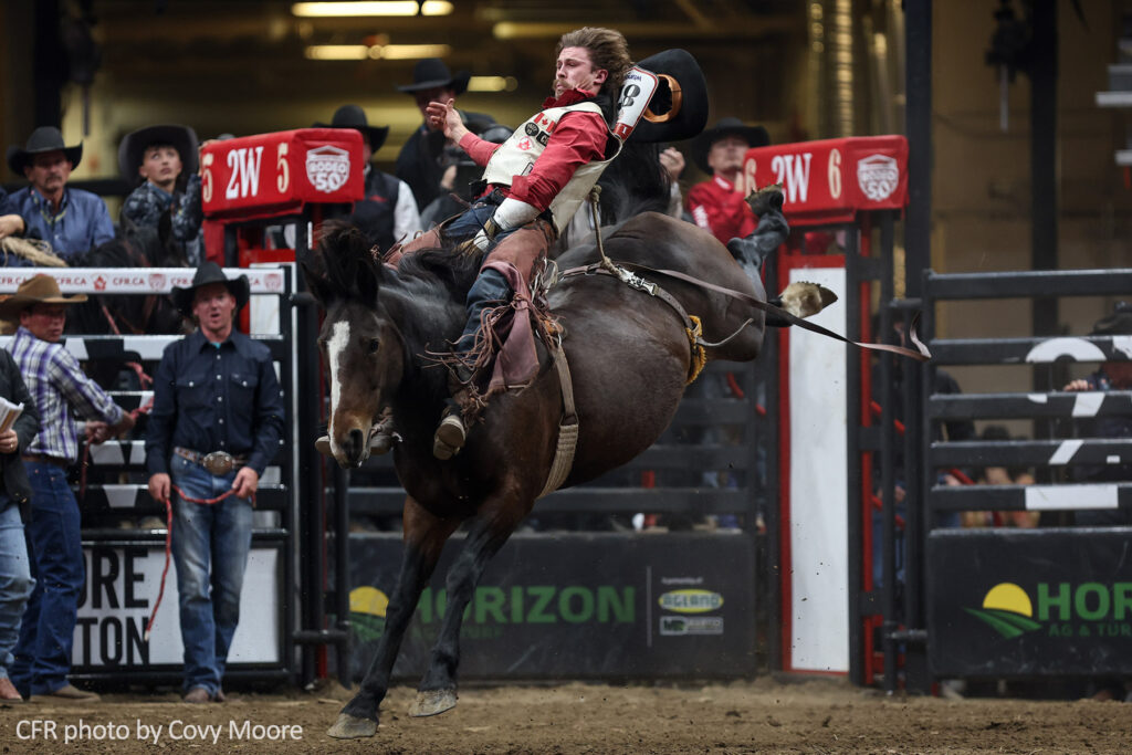 Kody Lamb and Vold Rodeo's True Grit. 2024 CFR photo by Covy Moore
