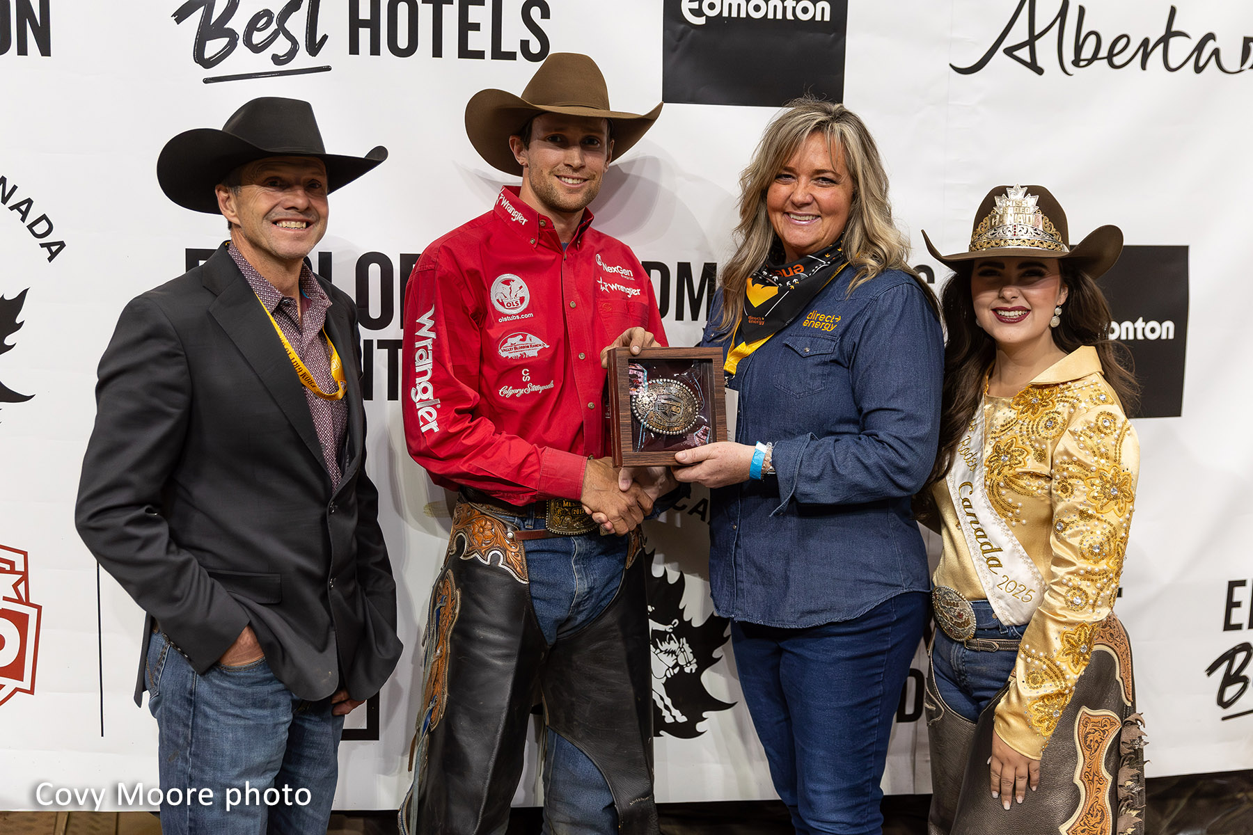 Jared Parsonage-2025 Canadian Bull Riding Champion. Covy Moore photo