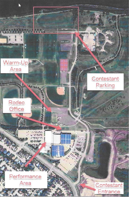 Leduc Rodeo - Contestant Map