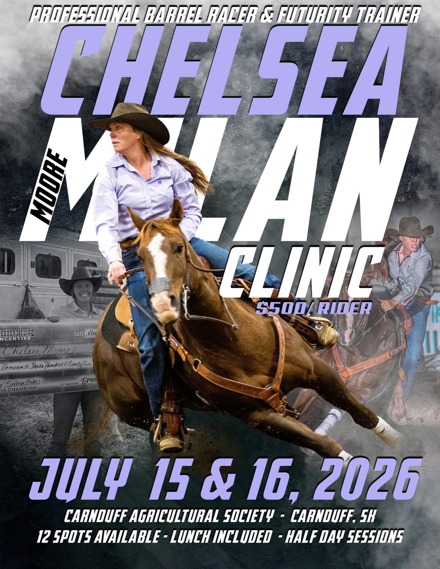 Chelsea Milan Barrel Racing Clinic