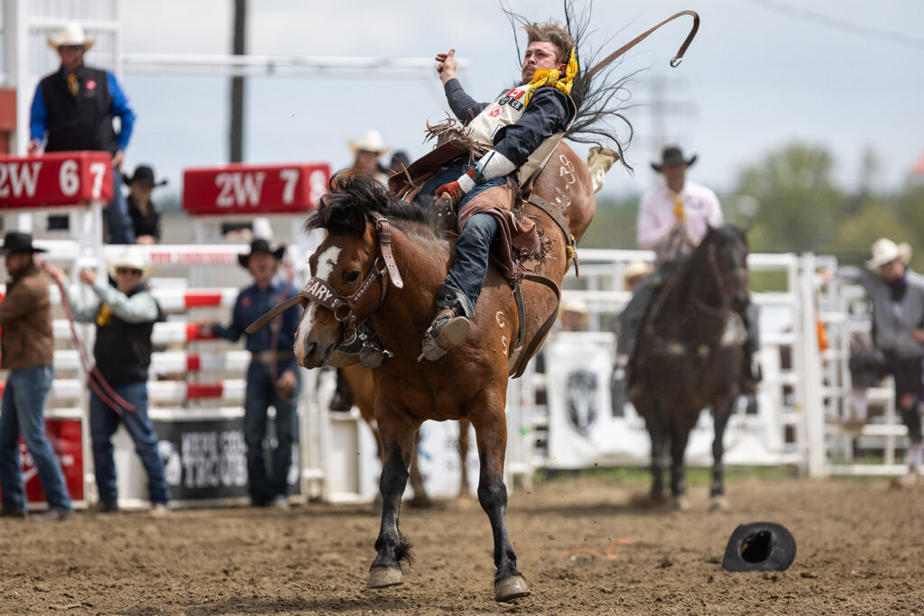 Kody Lamb - Sundre Pro Rodeo photo by Covy Moore
