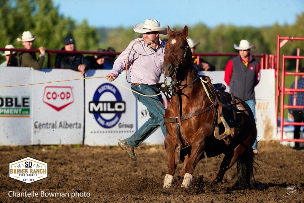 Ben Robinson - 2026 Daines Ranch Rodeo Tie-Down Roping Champion. Chantelle Bowman photo