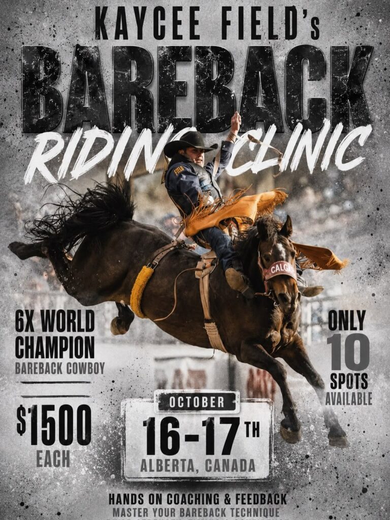 Kaycee Feild's Bareback Riding Clinic - Oct 16-17, 2026