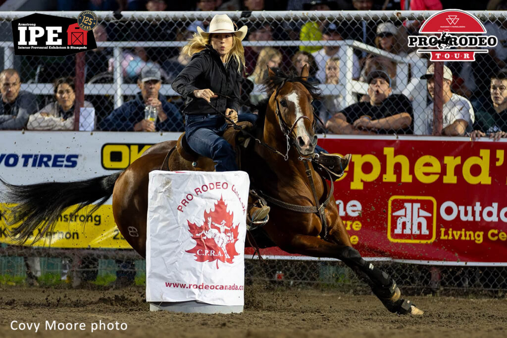 Colby Bonnett - 2026 Massey Ferguson Pro Tour Finale Barrel Racing Champion. Covy Moore photo